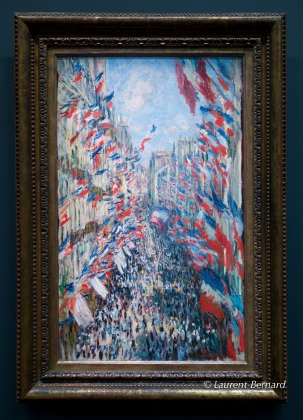 Monet, La rue Montorgueil à Paris. Fête du 30 juin 1878, Musée d'Orsay.